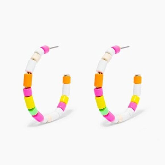 Roxanne Assoulin Shout Out Hoop Earrings - Picture 1 of 2